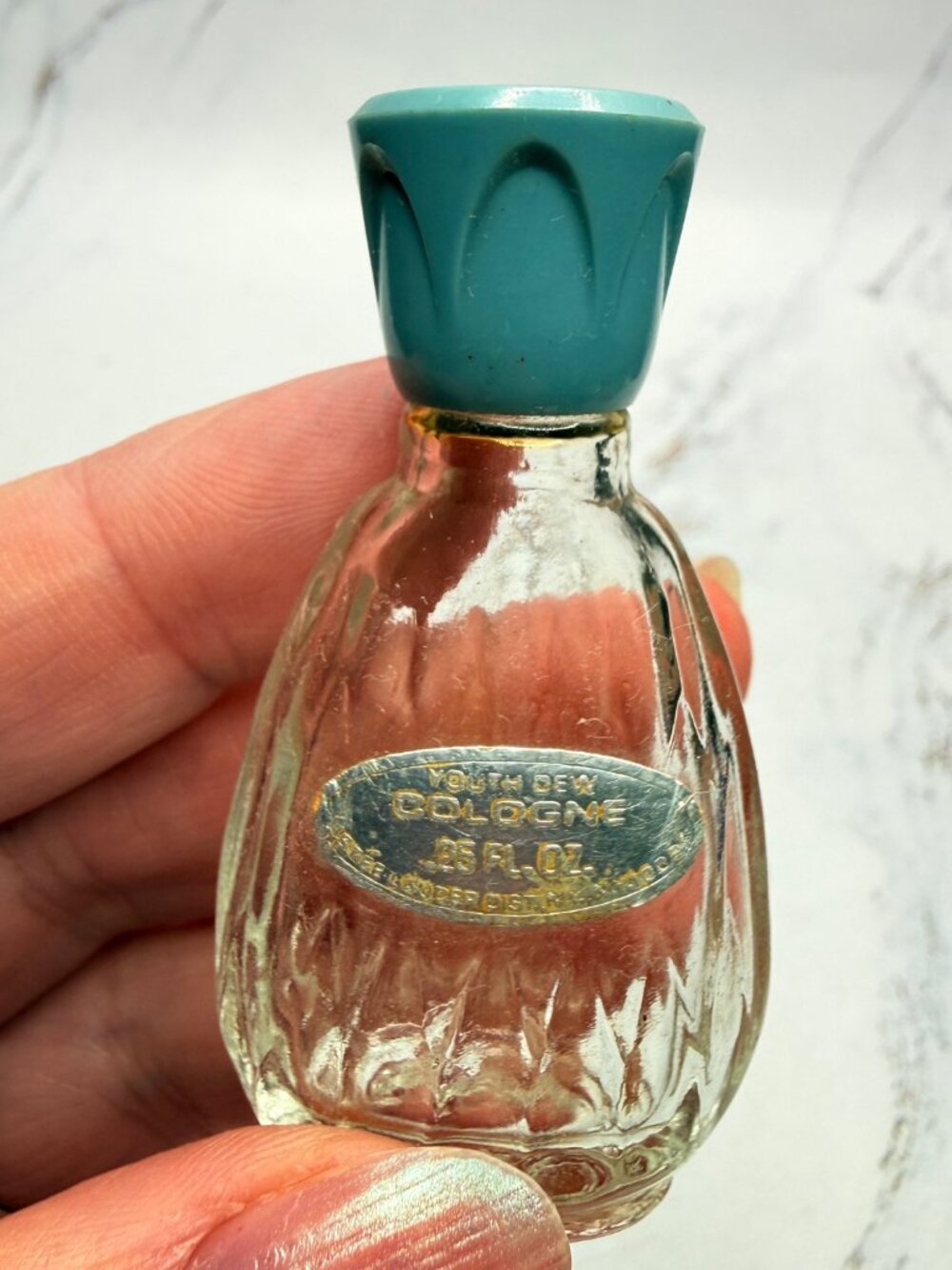Vintage Estee Lauder Youth Dew Cologne Perfume .25 FL OZ Empty Collector Bottle